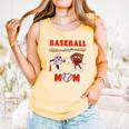 Baseball Mom Heart Baseball Mama Mother's Day Comfort Colors Tank Top Grey