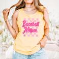 Baseball Mom And Pink Grid Sports Mother Mama Player Comfort Colors Tank Top Grey Baseball Mom And Pink Grid Sports Mother Mama Player Comfort Colors Tank Top Grey