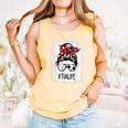 Bleached Tia Life Soccer Messy Bun Baseball Game Day Comfort Colors Tank Top Grey Bleached Tia Life Soccer Messy Bun Baseball Game Day Comfort Colors Tank Top Grey