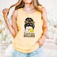Busy Raising Ballers Tennis Baseball Mom Messy Bun Leopard Comfort Colors Tank Top Grey Busy Raising Ballers Tennis Baseball Mom Messy Bun Leopard Comfort Colors Tank Top Grey
