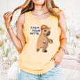 Capybara Calm Your Mitts Baseball Mom Sport Lover Tee Comfort Colors Tank Top Grey Capybara Calm Your Mitts Baseball Mom Sport Lover Tee Comfort Colors Tank Top Grey