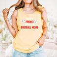 Crazy Proud Always Loud Baseball Mom Shirt Baseball Comfort Colors Tank Top Grey