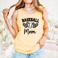 Custom Baseball Mom Number 7 Heart For Mom Comfort Colors Tank Top Grey Custom Baseball Mom Number 7 Heart For Mom Comfort Colors Tank Top Grey