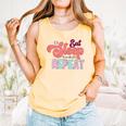 Eat Sleep Baseball Repeat Baseball Moms Comfort Colors Tank Top Grey