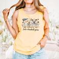 Game Day Just A Baseball Goose Cute Duck Team Sports Comfort Colors Tank Top Grey