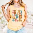 Groovy In My Baseball Mom Era Softball Game Day Comfort Colors Tank Top Grey