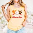 Happy Valentine’s Day Basketball Football Baseball Hearts Comfort Colors Tank Top Grey