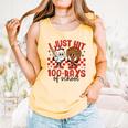 I Just Hit 100 Days Of School Baseball 100th Day Teacher Kid Comfort Colors Tank Top Grey I Just Hit 100 Days Of School Baseball 100th Day Teacher Kid Comfort Colors Tank Top Grey
