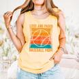 Loud And Proud Baseball Mom Vibrant Colorful Stripe Comfort Colors Tank Top Grey Loud And Proud Baseball Mom Vibrant Colorful Stripe Comfort Colors Tank Top Grey