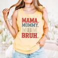 Mama Mommy Mom Bruh Baseball For Women Grandma Mother's Day Comfort Colors Tank Top Grey Mama Mommy Mom Bruh Baseball For Women Grandma Mother's Day Comfort Colors Tank Top Grey