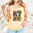 Mardi Gras Six Seven Baseball Drip Number 6 7 Meme Comfort Colors Tank Top Grey Mardi Gras Six Seven Baseball Drip Number 6 7 Meme Comfort Colors Tank Top Grey