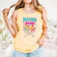 Mason 67 Ice Cream Drip Baseball Ice Cream Drip Comfort Colors Tank Top Grey