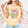 In My Mom Of Ballers Era Groovy Volleyball Baseball Mom Cute Comfort Colors Tank Top Grey