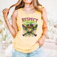 Respect The Drip Mardi Gras Baseball Ice Cream Boys Carnival Comfort Colors Tank Top Grey