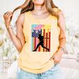 Retro Baseball Drip Boys Ice Cream Patriotic American Flag Comfort Colors Tank Top Grey