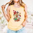 Santa Baseball Football Soccer Pajamas Ho Ho Christmas Xmas Comfort Colors Tank Top Grey Santa Baseball Football Soccer Pajamas Ho Ho Christmas Xmas Comfort Colors Tank Top Grey