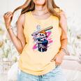 Skeleton Baseball Drip Boy Youth Dripping Baseball Halloween Comfort Colors Tank Top Grey