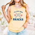 Spring 2024 Season Cute Baseball Mom Here For The Snacks Comfort Colors Tank Top Grey Spring 2024 Season Cute Baseball Mom Here For The Snacks Comfort Colors Tank Top Grey