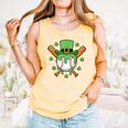 St Patricks Day Baseball Drip Ice Cream Baseball Home Plate Comfort Colors Tank Top Grey