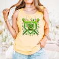 St Patricks Day Baseball Ice Cream Shamrock Baseball Player Comfort Colors Tank Top Grey St Patricks Day Baseball Ice Cream Shamrock Baseball Player Comfort Colors Tank Top Grey