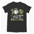 100 Days Of School Baseball Camo Art For Boys Kids Students Unisex T-Shirt