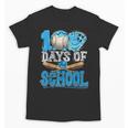 100 Days Of School Baseball Ice Cream Drip Student Kids Boys Unisex T-Shirt