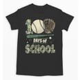 100 Days Of School Teacher Camo Baseball Boys Toddler Kids Unisex T-Shirt