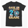 2nd Grade Back To School Baseball Drip Ice Cream Game On Unisex T-Shirt