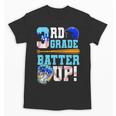 3rd Grade Back To School Baseball Drip Ice Cream Batter Up Unisex T-Shirt