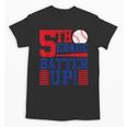 5th Grade Batter Up Back To School Fifth Grade Baseball Boys Unisex T-Shirt