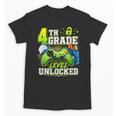 Back To School 4th Fourth Grade Level Unlocked Gamer Kid Unisex T-Shirt Back To School 4th Fourth Grade Level Unlocked Gamer Kid Unisex T-Shirt