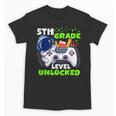 Back To School 5th Grade Level Unlocked Gamer Boys Kids Unisex T-Shirt