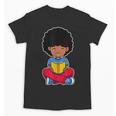 Back To School Afro African American Boy Student Unisex T-Shirt