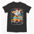 Back To School Chicken School Bus 100 Days Of School Unisex T-Shirt Back To School Chicken School Bus 100 Days Of School Unisex T-Shirt