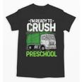 Back To School First Day Of Preschool Garbage Truck Boys Unisex T-Shirt