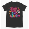 Back To School Little Miss 2nd Grader Rainbow Girl Unisex T-Shirt