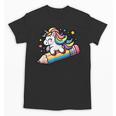 Back To School Unicorn Riding A Pencil Unisex T-Shirt Back To School Unicorn Riding A Pencil Unisex T-Shirt