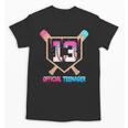 Baseball 13 Year Ice Cream Drip 13th Bday Official Teenager Unisex T-Shirt Baseball 13 Year Ice Cream Drip 13th Bday Official Teenager Unisex T-Shirt