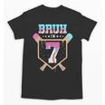 Baseball 7 Year Old Ice Cream Drip 7th Birthday Boys Player Unisex T-Shirt