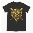 Baseball Camo Boys Ice Cream Youth Baseball Unisex T-Shirt