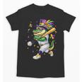 Baseball Player Mardi Gras Alligator Carnival Costume Beads Unisex T-Shirt Baseball Player Mardi Gras Alligator Carnival Costume Beads Unisex T-Shirt