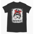 Bleached Memaw Life Soccer Messy Bun Baseball Game Day Unisex T-Shirt Bleached Memaw Life Soccer Messy Bun Baseball Game Day Unisex T-Shirt