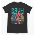 Boys Modern Bruh Big Foot Back To School Graphic Unisex T-Shirt Boys Modern Bruh Big Foot Back To School Graphic Unisex T-Shirt