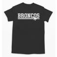 Broncos School Spirit Fan Team Broncos Back To School Unisex T-Shirt