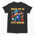 Bruh I'm In 4th Grade Dabbing Boys Kids Gamer Back To School Unisex T-Shirt