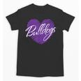 Bulldogs Heart Back To School Spirit P Unisex T-Shirt Bulldogs Heart Back To School Spirit P Unisex T-Shirt