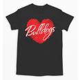 Bulldogs Heart Back To School Spirit R Unisex T-Shirt