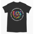Bus Driver Aide Back To School Bus Driver Tie Dye Unisex T-Shirt