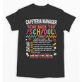 Cafeteria Manager School Cafeteria Crew Back To School Unisex T-Shirt Cafeteria Manager School Cafeteria Crew Back To School Unisex T-Shirt