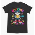 Cat Rocking In My School Shoes Back To School Kids Tee Unisex T-Shirt Cat Rocking In My School Shoes Back To School Kids Tee Unisex T-Shirt